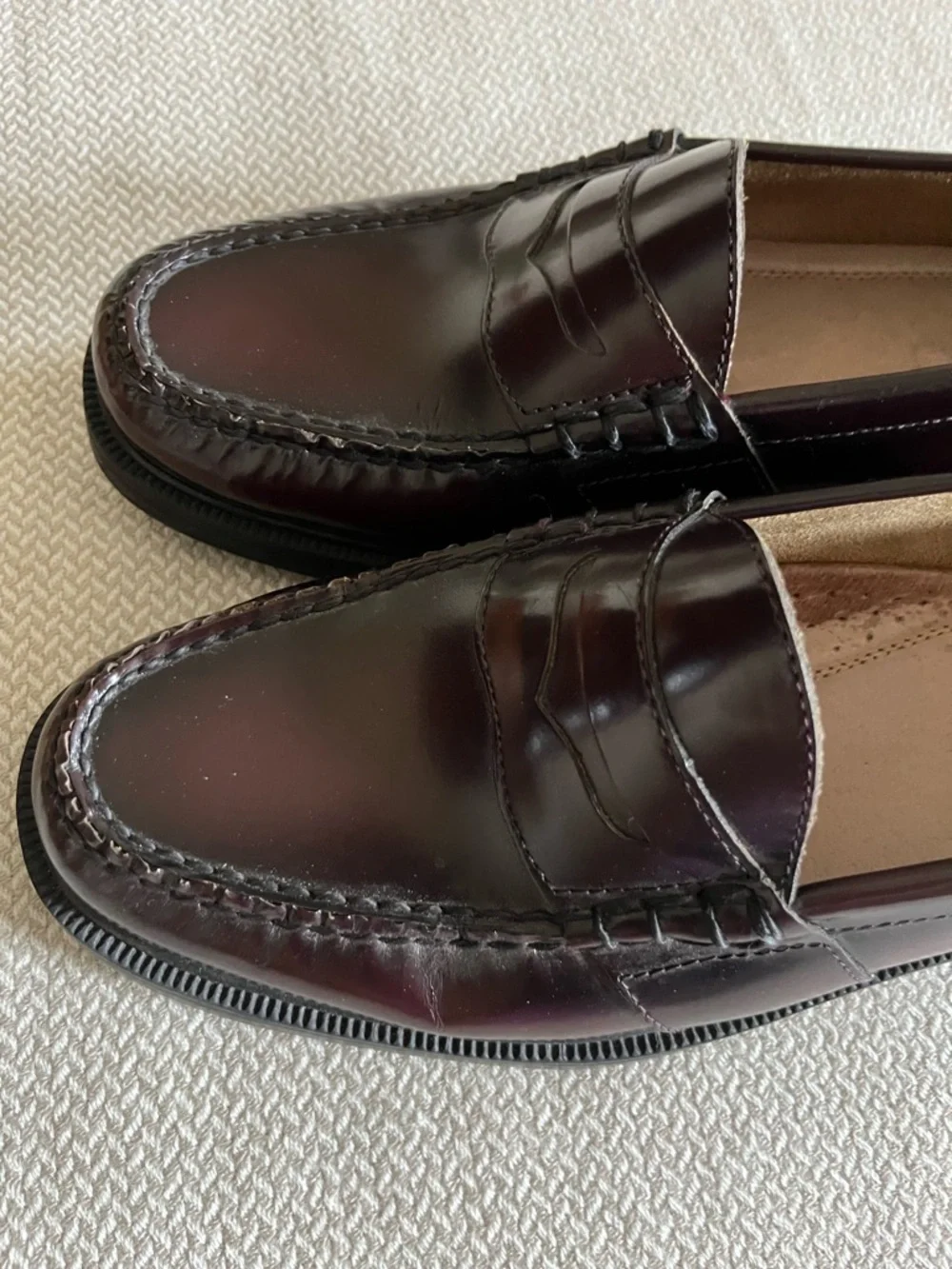 Nunn Bush Men's Brown Leather Penny Loafers Size 7.5M - Picture 4 of 11